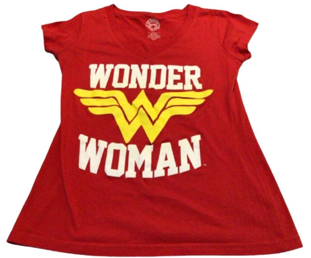 Wonder Woman DC Comics Originals Red Graphic T-Shirt Women’s Size M 7/9